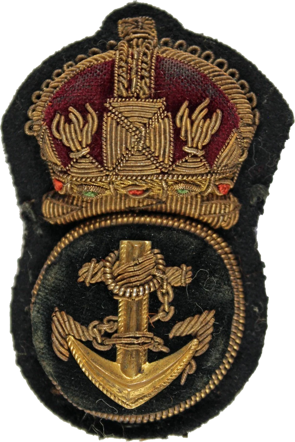 Royal Navy badge.