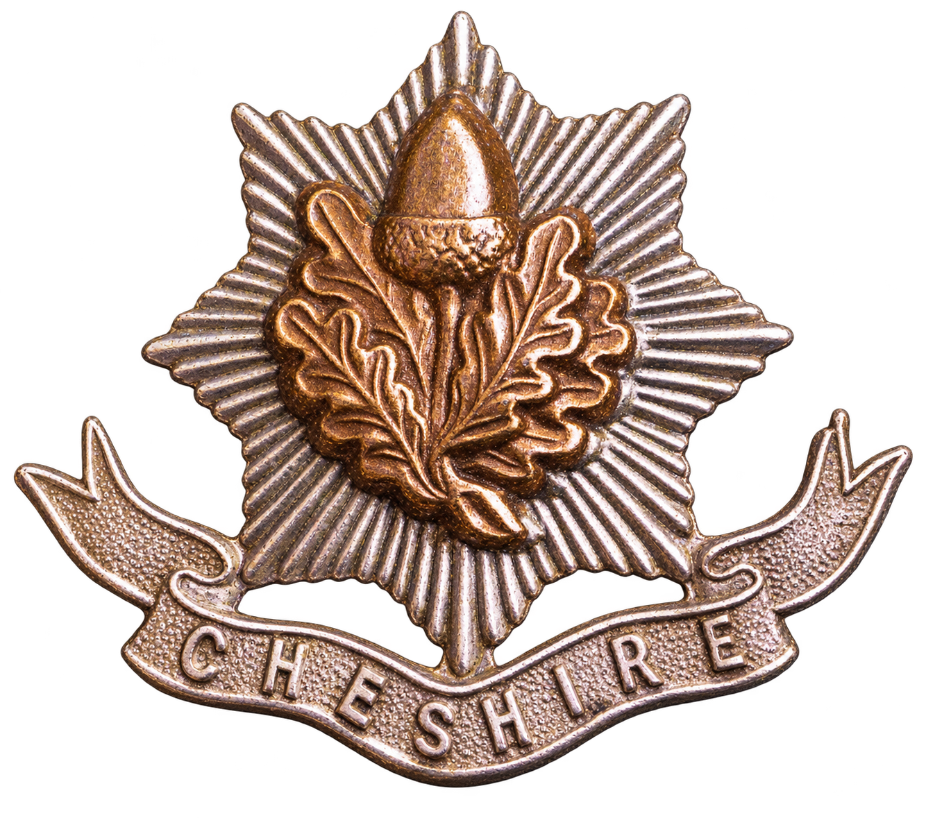 Cheshire Regiment badge.