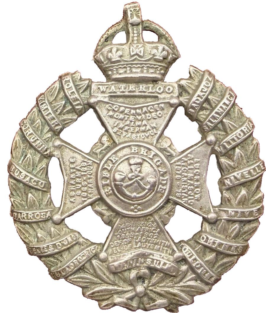 Rifle Brigade badge.