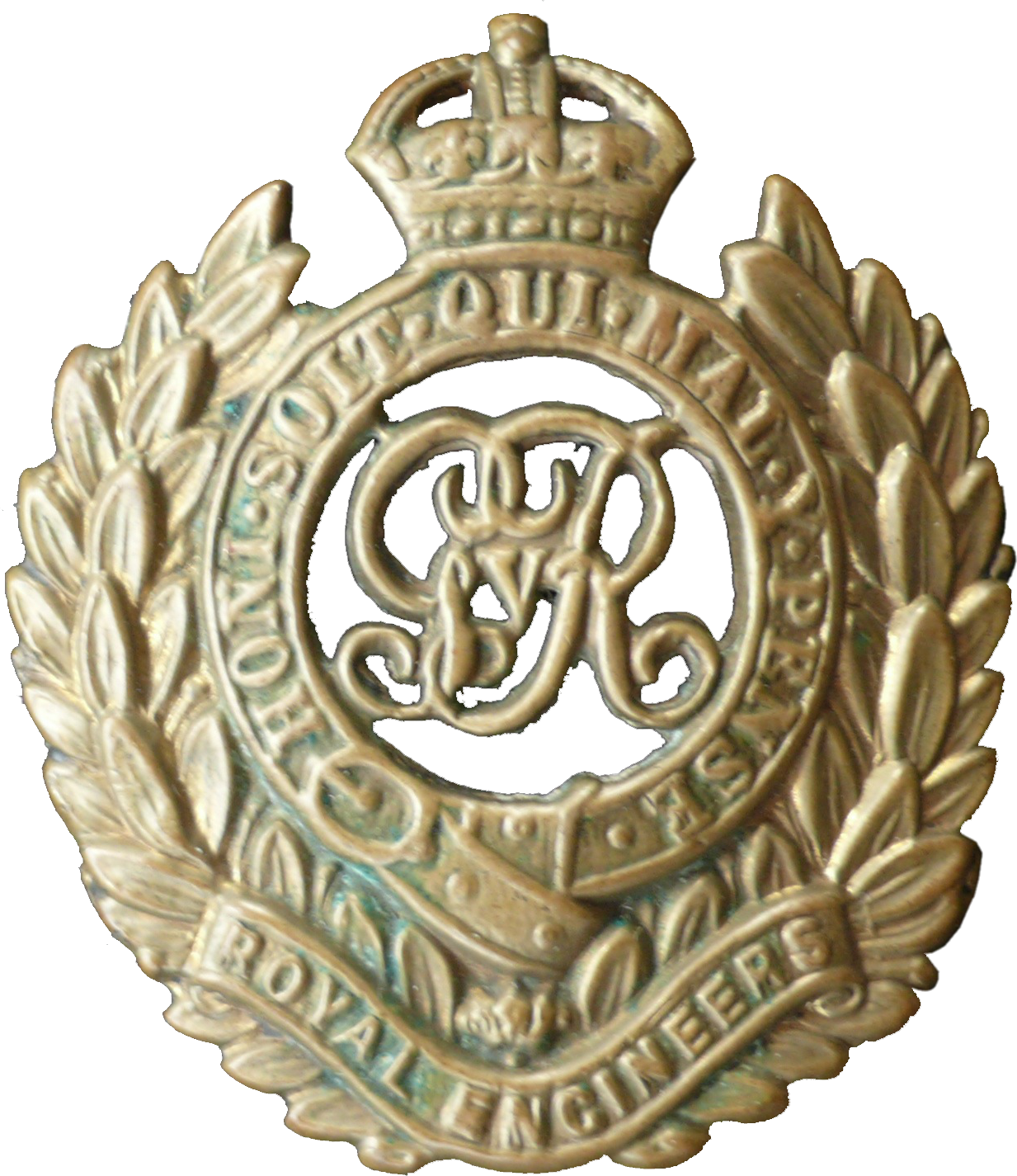 Royal Engineers badge.
