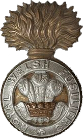 Royal Welsh Fusiliers badge.