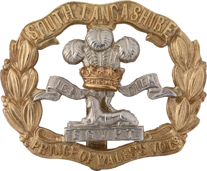 South Lancashire Regiment badge.