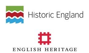 Historic England and English Heritage logos.