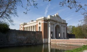 The Menin Gate memorial at Ypres, Belgium.