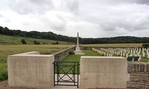 Suzanne Communal Cemetery Extension, France.
