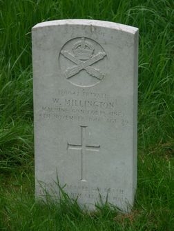 The grave of William Millington.